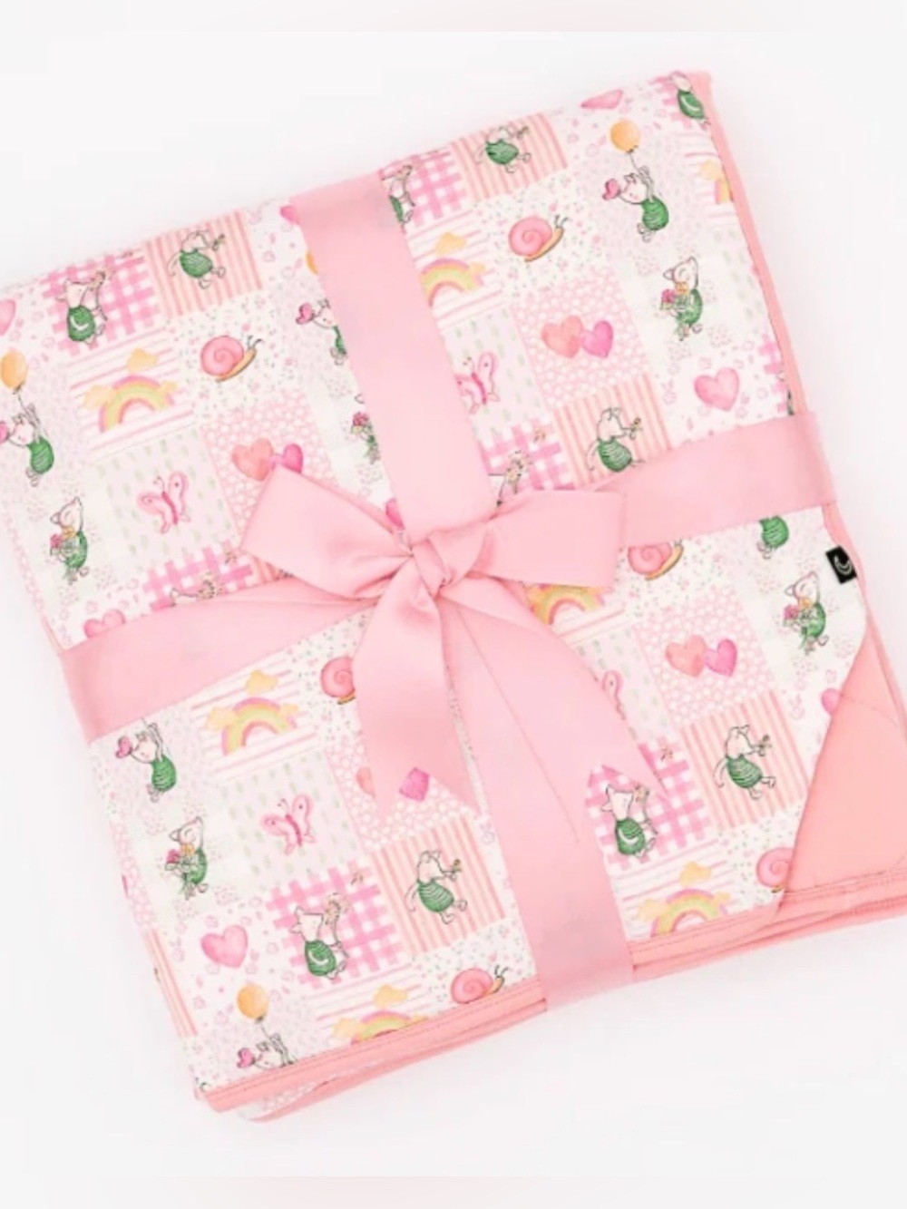 Sleepy Sloth PRETTY IN PIGLET Mini Blankie